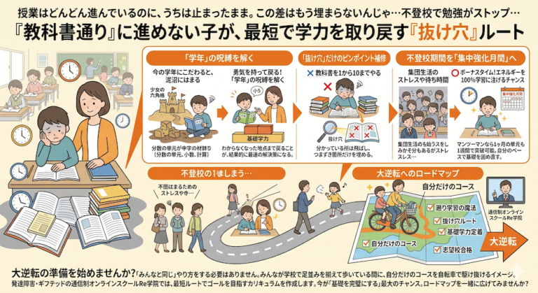 発達障害(LD/ADHD/自閉症スペクトラム)・ギフテッド(2E)の通信制オンラインスクール・フリースクールRe学院の不登校ブログ