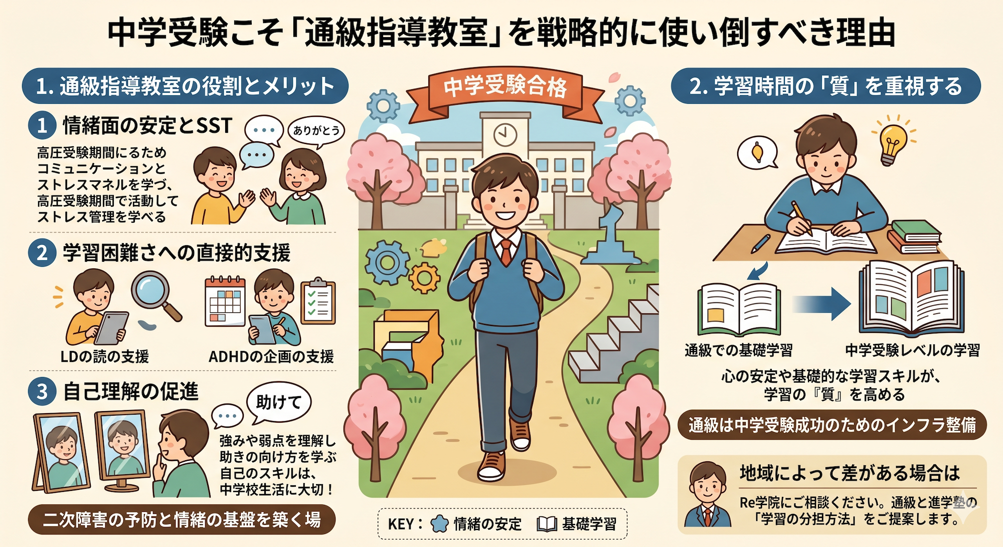 発達障害(LD/ADHD/自閉症スペクトラム)・ギフテッド(2E)の通信制オンラインスクール・フリースクールRe学院の高校受験ブログ