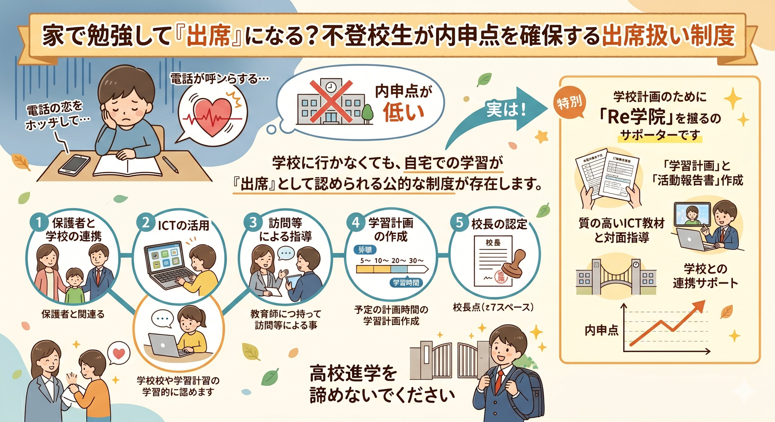 発達障害(LD/ADHD/自閉症スペクトラム)・ギフテッド(2E)の通信制オンラインスクール・フリースクールRe学院の高校受験ブログ