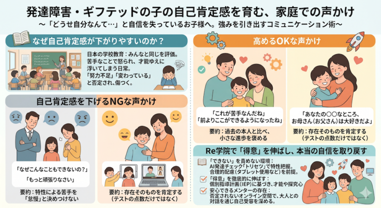 発達障害(LD/ADHD/自閉症スペクトラム)・ギフテッド(2E)の通信制オンラインスクール・フリースクールRe学院のブログ