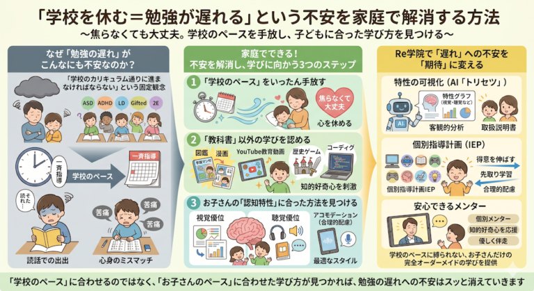 発達障害(LD/ADHD/自閉症スペクトラム)・ギフテッド(2E)の通信制オンラインスクール・フリースクールRe学院の不登校ブログ