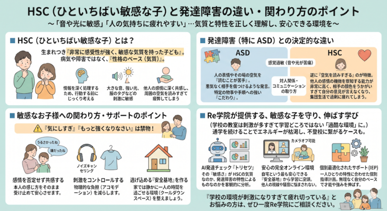 発達障害(LD/ADHD/自閉症スペクトラム)・ギフテッド(2E)の通信制オンラインスクール・フリースクールRe学院のブログ