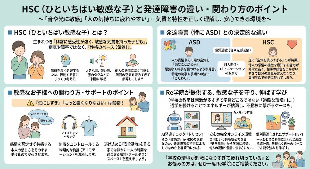 発達障害(LD/ADHD/自閉症スペクトラム)・ギフテッド(2E)の通信制オンラインスクール・フリースクールRe学院のブログ