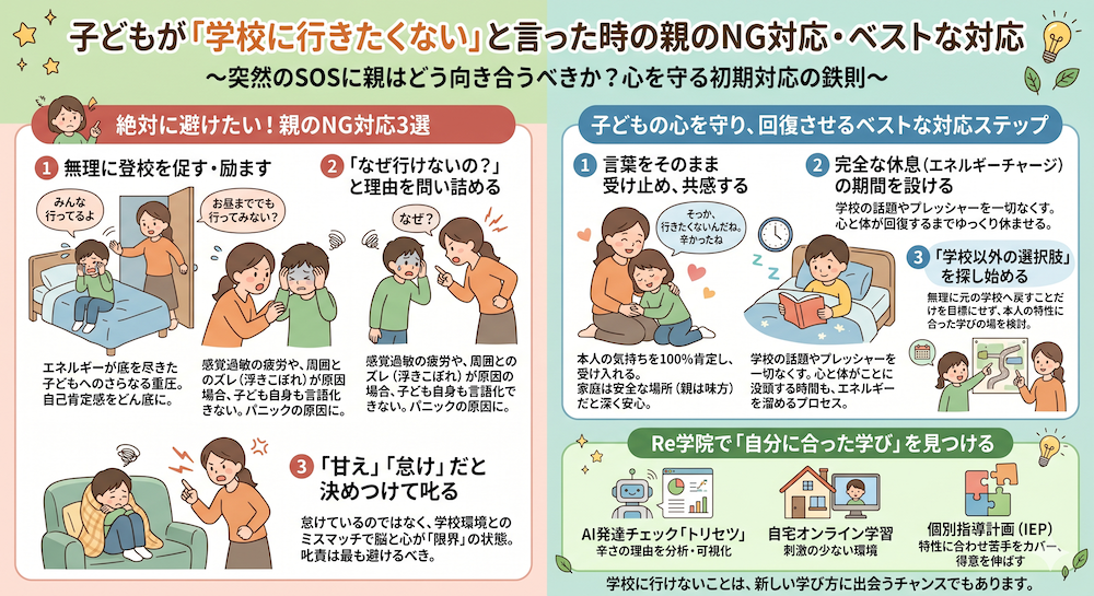 発達障害(LD/ADHD/自閉症スペクトラム)・ギフテッド(2E)の通信制オンラインスクール・フリースクールRe学院の不登校ブログ