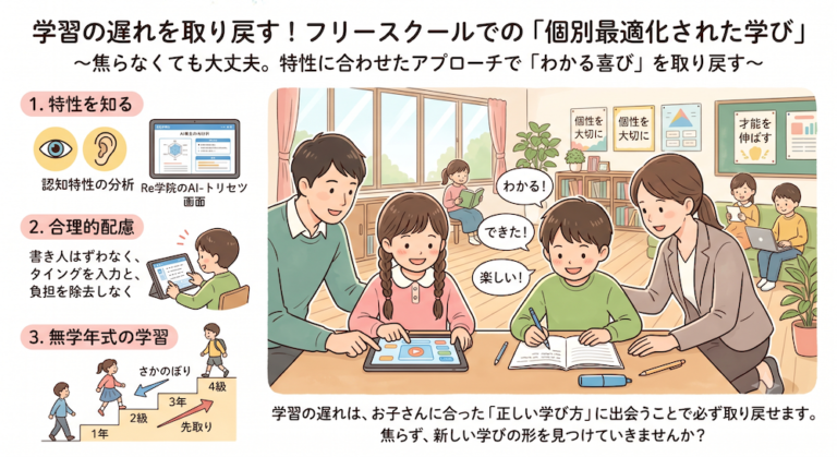 発達障害(LD/ADHD/自閉症スペクトラム)・ギフテッド(2E)の通信制オンラインスクール・フリースクールRe学院の不登校ブログ