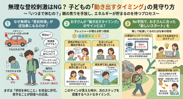 発達障害(LD/ADHD/自閉症スペクトラム)・ギフテッド(2E)の通信制オンラインスクール・フリースクールRe学院の不登校ブログ