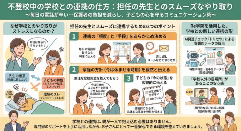 発達障害(LD/ADHD/自閉症スペクトラム)・ギフテッド(2E)の通信制オンラインスクール・フリースクールRe学院の不登校ブログ