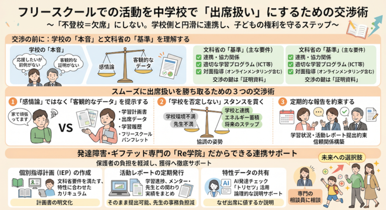 発達障害(LD/ADHD/自閉症スペクトラム)・ギフテッド(2E)の通信制オンラインスクール・フリースクールRe学院の不登校ブログ