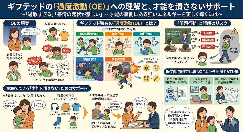 発達障害(LD/ADHD/自閉症スペクトラム)・ギフテッド(2E)の通信制オンラインスクール・フリースクールRe学院のブログ