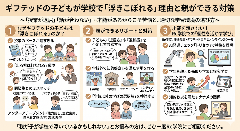 発達障害(LD/ADHD/自閉症スペクトラム)・ギフテッド(2E)の通信制オンラインスクール・フリースクールRe学院のブログ