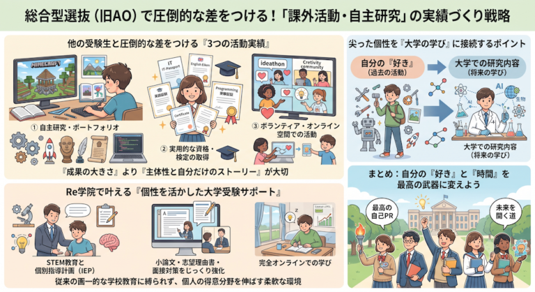 発達障害(LD/ADHD/自閉症スペクトラム)・ギフテッド(2E)の通信制オンラインスクール・フリースクールRe学院の不登校ブログ