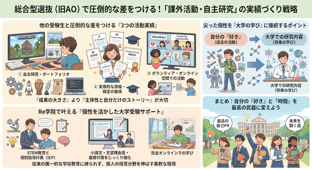 発達障害(LD/ADHD/自閉症スペクトラム)・ギフテッド(2E)の通信制オンラインスクール・フリースクールRe学院の不登校ブログ