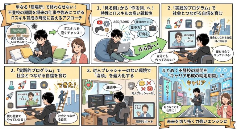 発達障害(LD/ADHD/自閉症スペクトラム)・ギフテッド(2E)の通信制オンラインスクール・フリースクールRe学院の不登校ブログ