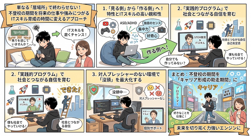 発達障害(LD/ADHD/自閉症スペクトラム)・ギフテッド(2E)の通信制オンラインスクール・フリースクールRe学院の不登校ブログ